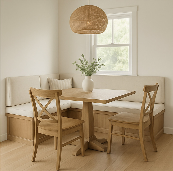 Custom breakfast nook set